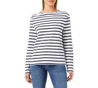Dockers Camiseta LS Boatneck Tés, Montara Navy Blazer Stripe 1, S para Mujer