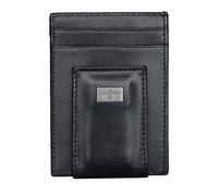 Dockers Cartera con bolsillo frontal minimalista RFID para hombre, Adorno negro, Talla única, Cartera de bolsillo frontal