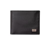 DOCKERS Cartera para hombre, Adorno negro, Talla única, Cartera plegable de capacidad extra, ventana para identificación y múltiples ranuras para tarjetas