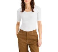 Dockers Damen 3/4 Sleeve Rib Knit tee Shirt, Lucent White, XS