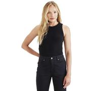 Dockers Damen Rib Knit Tank Shirt, Beautiful Black, L