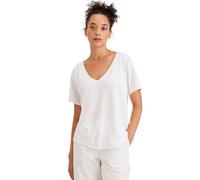 Dockers Deep V Neck tee Tés, Lucent White, XS para Mujer