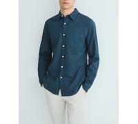 Dockers Dockers - Camisa de hombre de manga larga, slim fit.. Azul marino Talla M