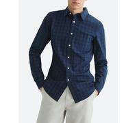 Dockers Dockers - Camisa de hombre de manga larga, slim fit.. Azul marino Talla S