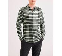 Dockers Dockers - Camisa de hombre Oxford , slim fit. Verde oscuro Talla L