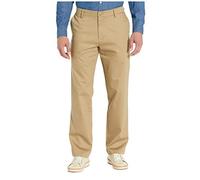 Dockers Straight Fit Signature 2.0 Khaki Pants - Creaseless, Pants Straight, Hombre, Beige (New British Khaki), 30W / 32L