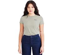 Dockers Logo T-Shirt, T-Shirt para Mujer, Forest Fog Script Logo, L