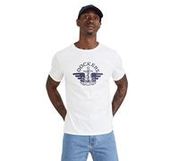 Dockers Logo tee, T-Shirt para Hombre, Wing & Anchor Lucent White, S