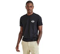 Dockers Logo Tişört Camiseta, Azul, XL para Hombre