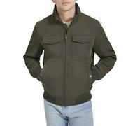 Dockers Men's Regular Quilted Lined Flight Bomber Jacket Abrigo, Verde Caqui, L para Hombre