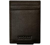 Dockers Money Clip, Clip de dinero para Hombre, Marrón, Talla única