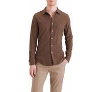 Dockers Original Shirt Slim, Camisa Hombre, Thermax Caramel Café, M