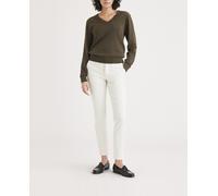 Dockers Pantalón chino de mujer Skins y cintura media.. Crema 42 (32) / 32 (32)