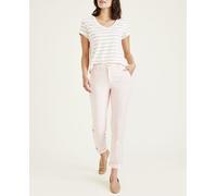 Dockers Pantalón chino de mujer Slim. Rosa claro 36 (26)