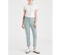 Dockers Pantalón Chino de mujer Slim. Verde Agua 38-40 (29)