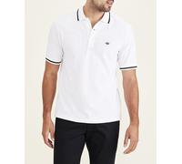 Dockers Polo de hombre blanco, slim fit. Blanco L