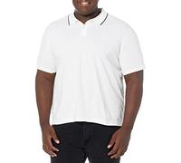 Dockers Polo de manga corta para hombre de rendimiento perfecto (regular y grande y alto), blanco (Lucent White), XX-Large