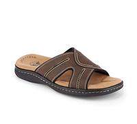 Dockers - Sandalias para hombre, Marrón oscuro, 42-43 EU