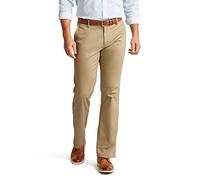 Dockers Straight Fit Signature 2.0 Khaki Pants - Creaseless, Pants Straight, Hombre, Beige (New British Khaki), 34W / 30L