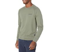 Dockers Sudadera de manga larga con cuello redondo para hombre, verde ( Agave Green ), S
