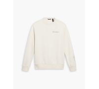 Dockers Sudadera de mujer con cuello redondo de algodón.. Crema 40 (M)
