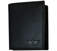 Dockers Trifold Wallet, Cartera Triple para Hombre, Negro, Talla única