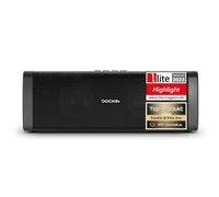 DOCKIN D Fine Altavoz Portátil Bluetooth de 50W Impermeable IP55, hasta 10 Horas de Reproducción con Sonido de Alta Fidelidad y Estereo, Powerbank, NFC, Negro, Diseñado en Alemania