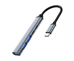 DOCKING EWENT EW1149 MULTIPUERTO USB-C A DOCK 1*USB PD 100W/1*USB-C DATA3/3*USB-A