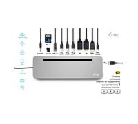 i-tec USB-C Metal Ergonómico 4K 3x Display Docking Station con P