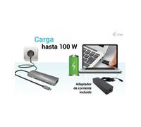 Docking station i - tec usb tipo c 9 en 1 + cargador 100w