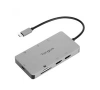 DOCKING STATION TARGUS TIPO C A 2X HDMI 2.0 2X USB-A PLATA