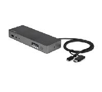 StarTech.com Docking Station Universal para Portátil - Replicador de Puertos Híbrido USB-C/-A - 2x HDMI y DP 4K - PD 60W - Mac / Windows / Chrome OS - Hub de 4 Puertos USB 5Gbps - Ethernet
