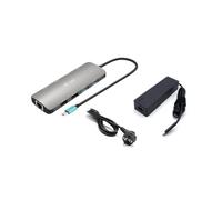 Docking Station USB-C i-tec Metal Nano 2x Display HDMI 100W PD + Cargador 100W Gris