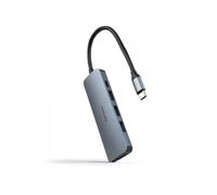 Docking Tipo-C Nanocable 10.16.4605/ 3xUSB/ 1xHDMI 4K/ 1xUSB Tipo-C PD/ Gris