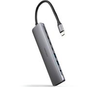 Docking Tipo-C Nanocable 10.16.4608/ 2xUSB/ 3xUSB Tipo-C/ 1xHDMI 4K/ 1xJack 3.5/ 1xUSB Tipo-C PD/ Gris