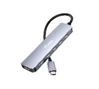 DOCKING USB-C 6-EN-1 EQUIP 133499 A 1xHDMI 4K 4xUSB-C 10GBPS 1xUSB-C PD 100W