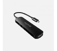 HUB 5 Puertos USB 3.0 Type C Negro APPROX