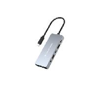 Conceptronic DONN22G 6-in-1 USB4 Docking Station, 40Gbps, 8K 60Hz HDMI, 2.5GbE LAN, USB-A 10Gbps, USB-C 10Gbps, 100W USB PD, Audio DONN22G