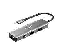 Equip Estación de acoplamiento USB-C 133485 – HDMI 4K, DisplayPort 4K, VGA, USB-A 2.0
