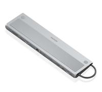 Docking USB Tipo-C Aisens ASUC-12P020-GR/ 2xHDMI/ 3xUSB/ 1xUSB Tipo-C/ 1xRJ45/ 1xDisplayPort/ 1xLector Tarjetas/ 1xUSB Tipo-C PD/ Gris