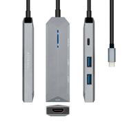 Aisens ASUC-4P002-GR USB-C HDMI 15cm - Dock