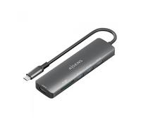 Docking usb tipo-c aisens asuc-6p024-gr/ 1xhdmi/ 3xusb/ 1xlector tarjetas/ gris
