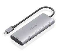 Docking USB Tipo-C Aisens ASUC-7P031-GR/ 1xHDMI/ 1xUSB/ 2xUSB Tipo-C/ 1xLector Tarjetas/ 1xUSB Tipo-C PD/ Gris