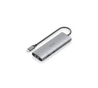 Docking USB Tipo-C Aisens ASUC-8P033-GR- 1xHDMI- 1xUSB- 2xUSB Tipo-C- 1xRJ45- 1xLector Tarjetas- 1xUSB Tipo-C PD- Gris