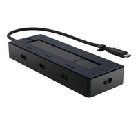 Docking USB Tipo-C HP 6G843AA/ 3xUSB Tipo-C/ 1xUSB Tipo-C PD/ Negro y Azul