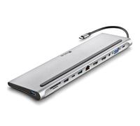 Hub USB-C 12-EN-1 (2x HDMI / 2x USB-A / USB-C / RJ45 / VGA / DisplayPort / Jack / SD / TF) - NGS