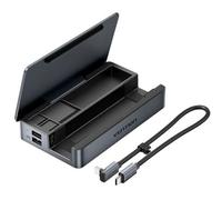 Docking USB Tipo-C para Steam Deck / Switch Vention TPZH0/ 2xHDMI 4K/ 3xUSB/ 1xUSB Tipo-C/ 1xUSB Tip