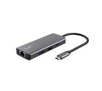 Docking USB Tipo-C Trust Dalyx/ 2xUSB/ 2xUSB Tipo-C/ 1xHDMI/ 1xRJ45/ Gris
