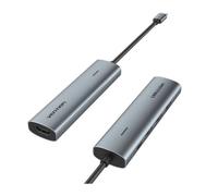 Docking usb tipo-c vention tgghb/ 3xusb/ 1xhdmi/ 1xusb tipo-c pd