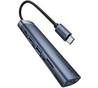 Docking USB Tipo-C Vention THJHB/ 1xHDMI 4K/ 2xUSB/ 1xUSB Tipo-C PD/ Gris